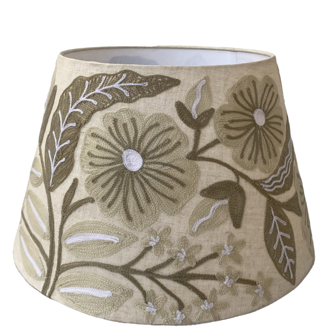 Linen Tapered Shade - Daisy - Natural