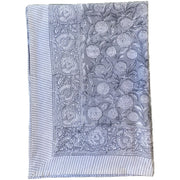 Charming Pompom Flower Tablecloth in Grey Multi Available in Australia