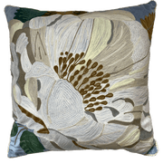 Abstract Lilly Cushion - Blue
