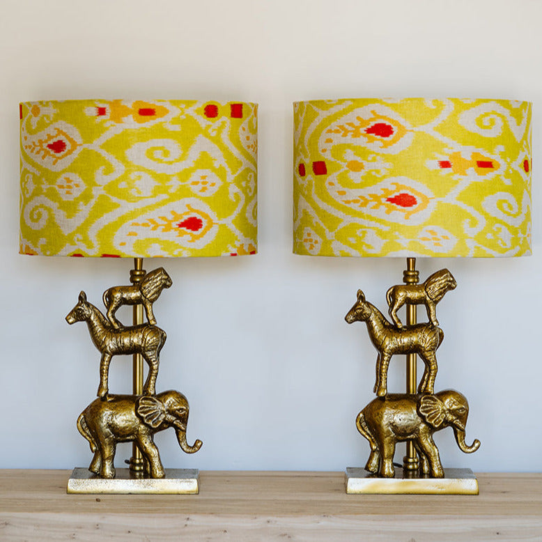 Zoo Lamp Base - Antique Gold