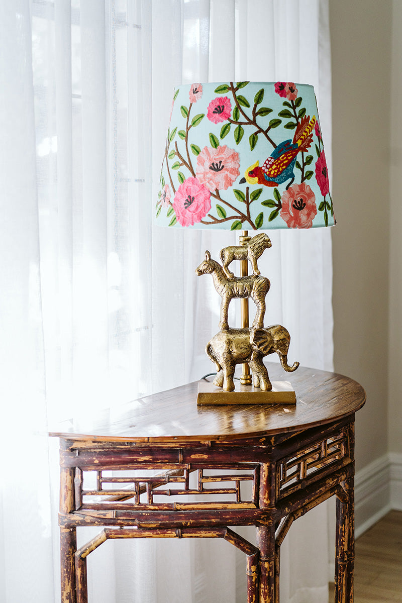 Zoo Lamp Base - Antique Gold