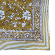 Floral Napkin (set of 4) - Mustard Multi