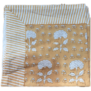 Chrysanthemum Napkin (set of 4) - Mustard Multi