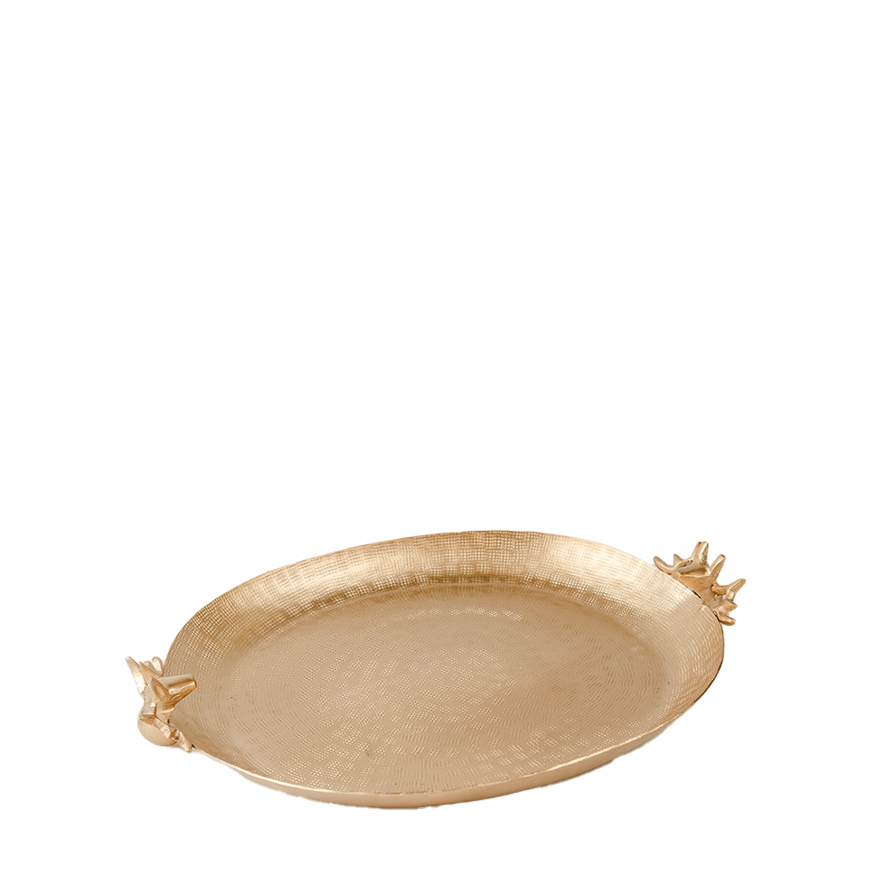 Aluminium Platter - Small - Matt Gold