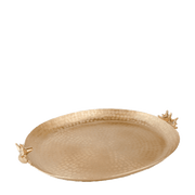 Aluminium Platter - Medium - Matt Gold