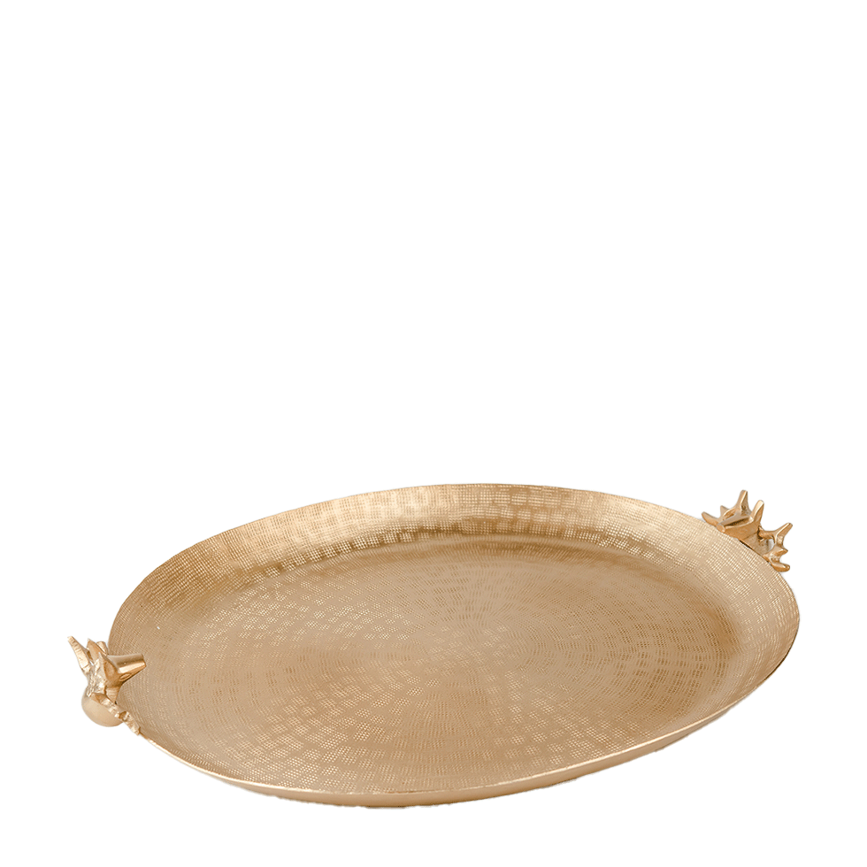 Aluminium Platter - Medium - Matt Gold
