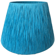 Tapered Shade - Raffia - Turquoise