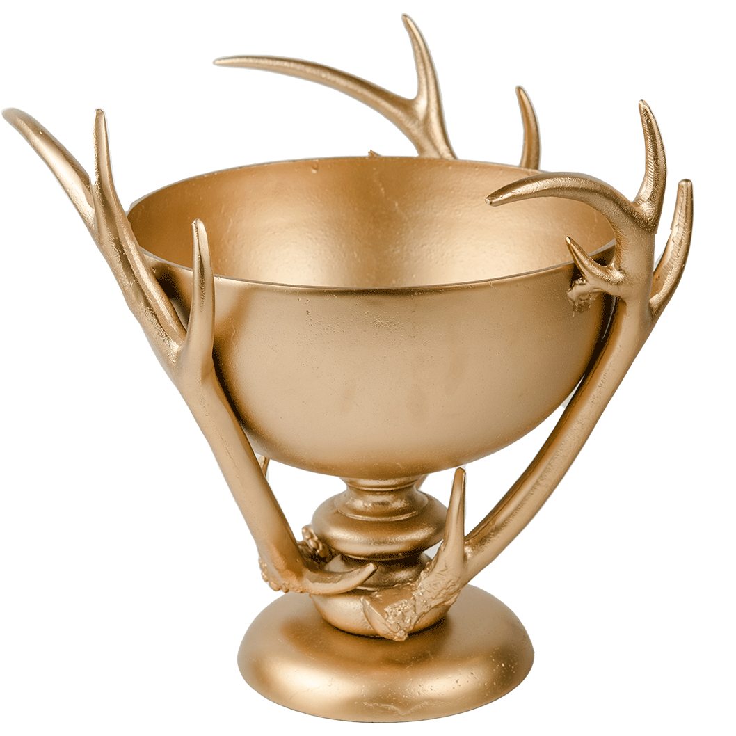 Swirling Antler Ice Bucket - Matt Gold